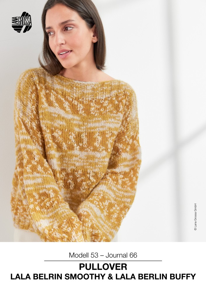 Modell 53 – Pullover mit Lala Berlin Smoothy & Lala Berlin Buffy