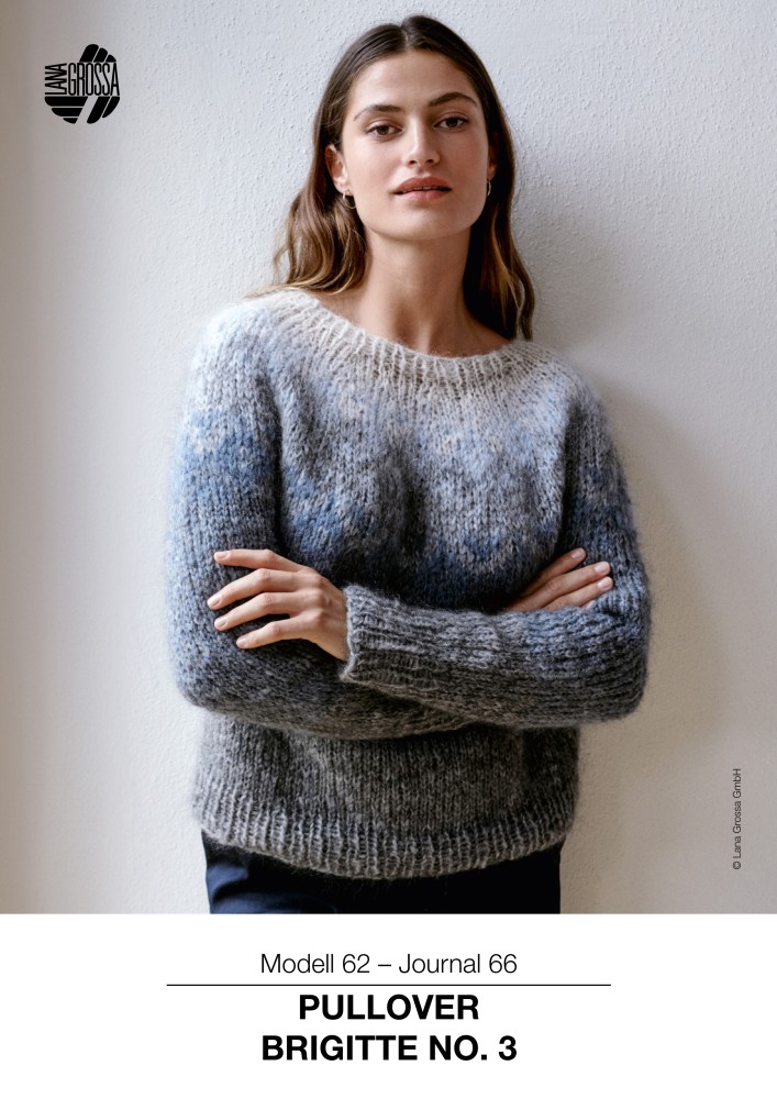 Pullover Modell 62 aus Brigitte No. 3 von Lana Grossa