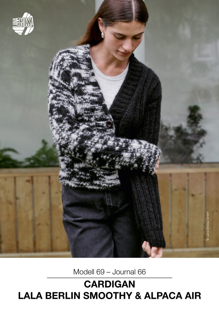 Cardigan Lala Berlin Smoothy & Alpaca Air