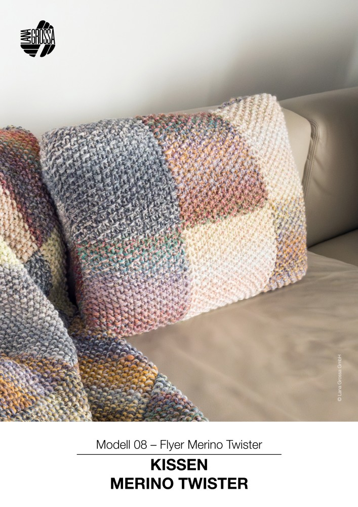 Kissen Merino Twister