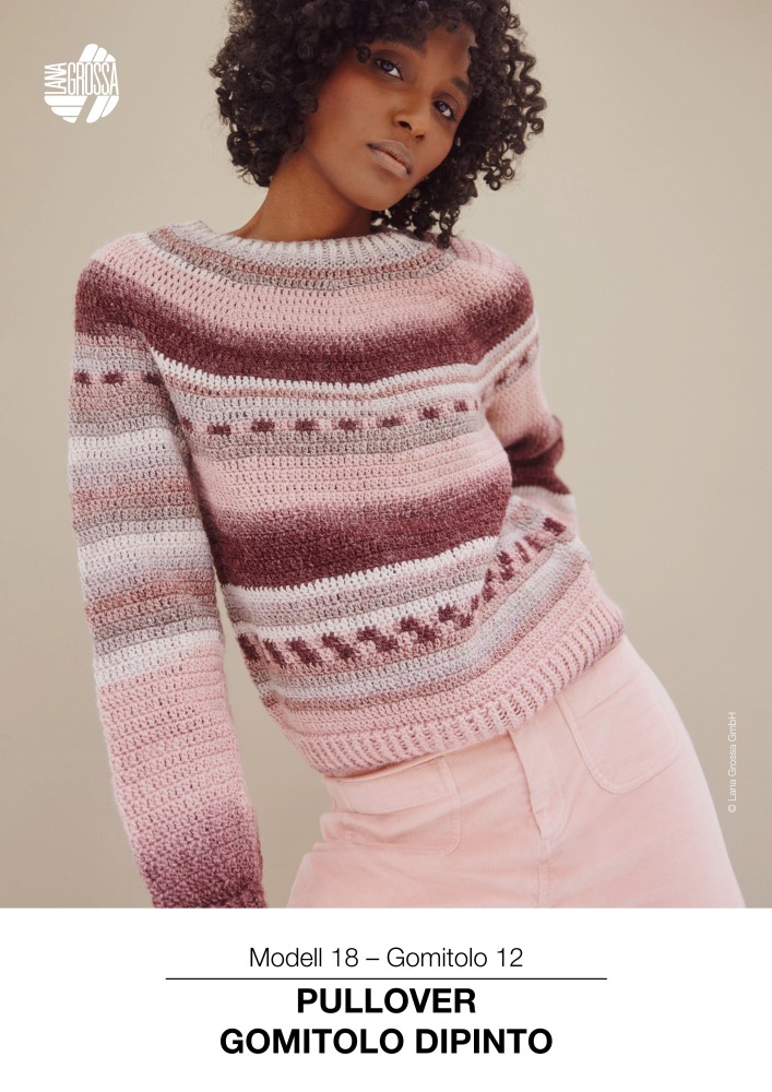 Pullover Gomitolo Dipinto Modell 18