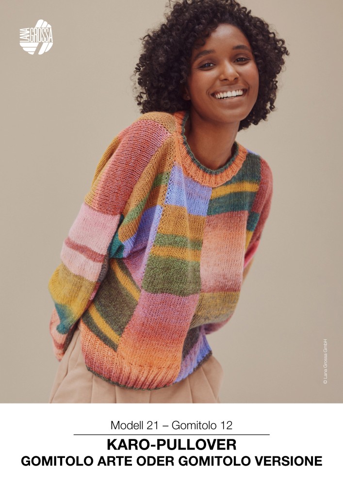 Karo-Pullover Gomitolo 12