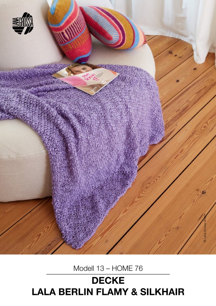 Decke Modell 13 – HOME 76 aus Lala Berlin Flamy & Silkhair