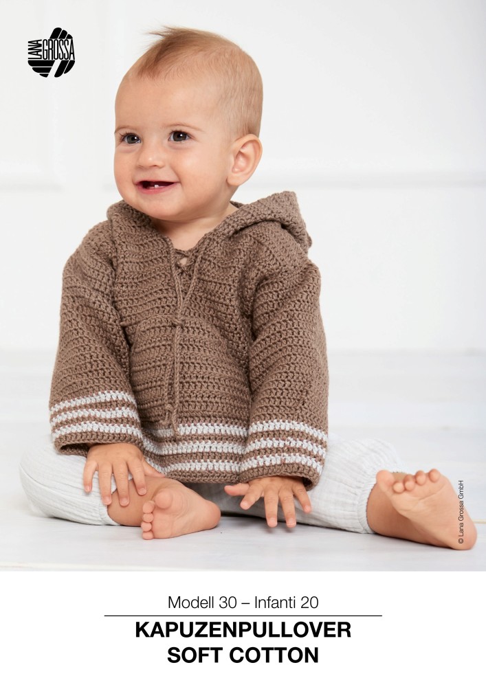 Kapuzensweater für Kinder aus Soft Cotton