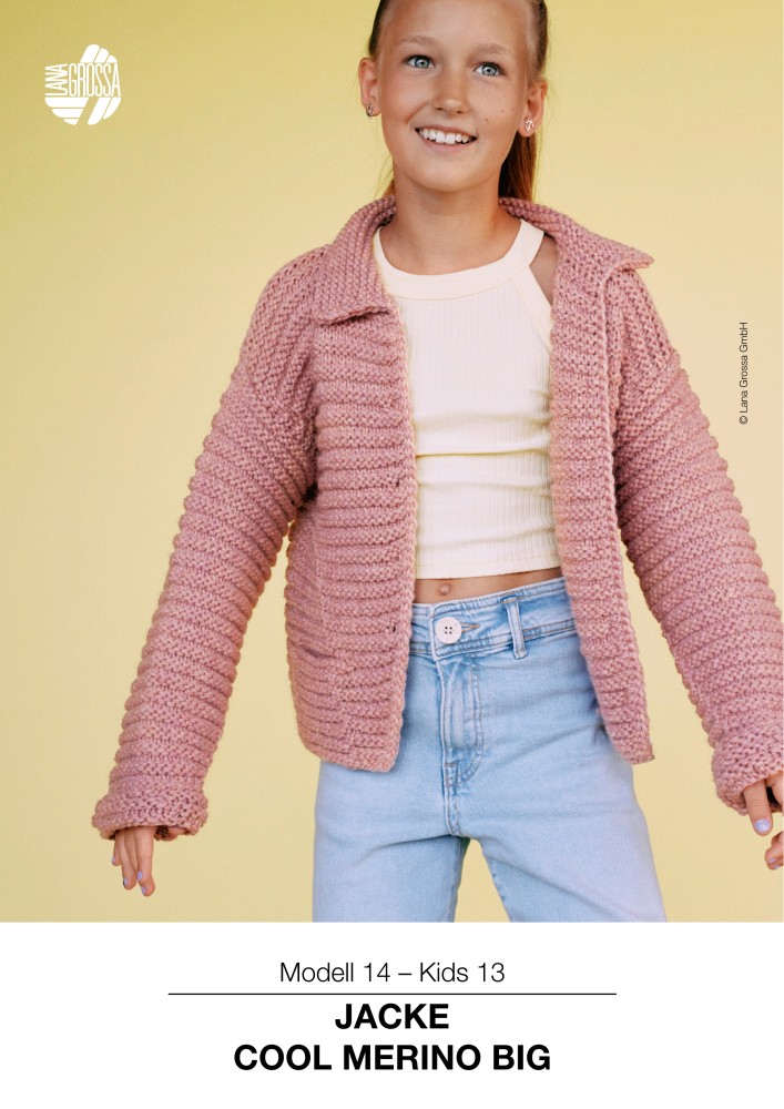 Jacke Cool Merino Big für Kinder