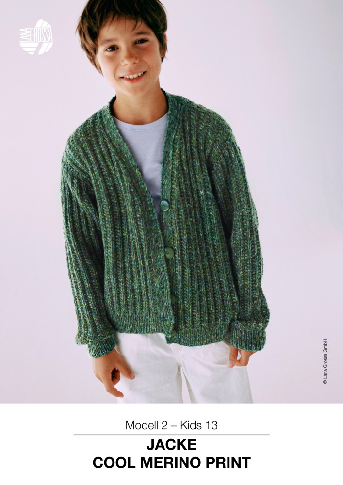 Jacke Cool Merino Print Kids
