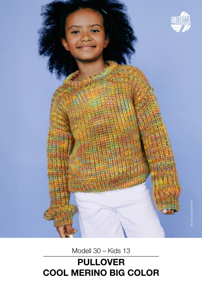 Pullover Kids 13 COOL MERINO BIG COLOR