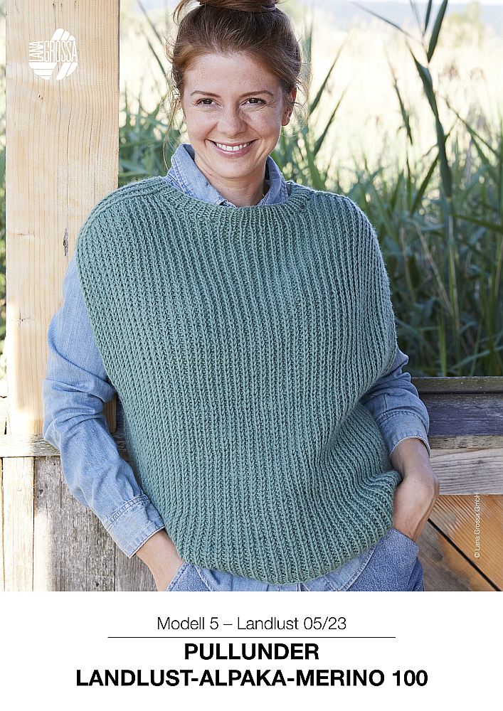 Pullunder Landlust-Alpaka-Merino 100