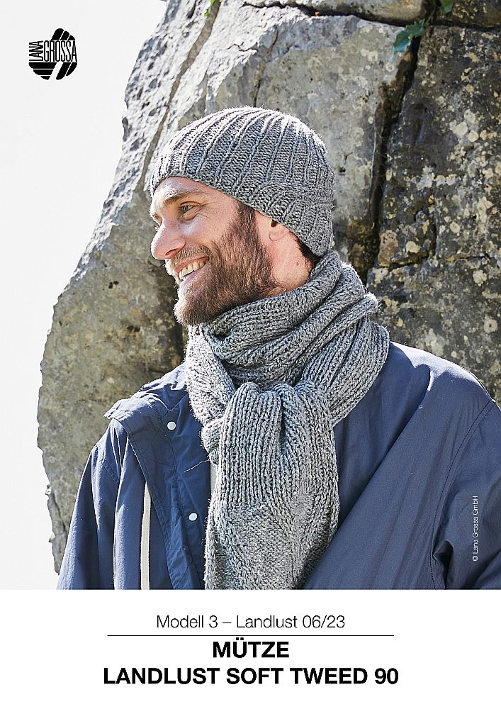 Mütze Landlust Soft Tweed 90