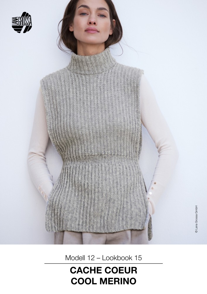 Cache Coeur Pullunder aus Cool Merino