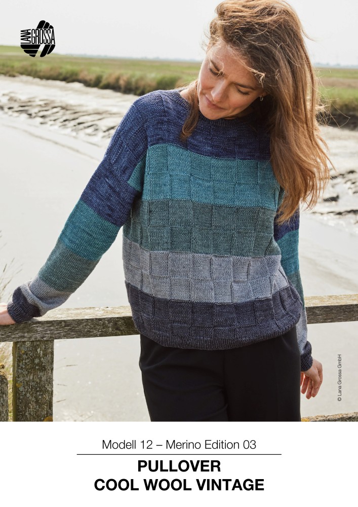 Pullover Modell 12 – Merino Edition 03 in Cool Wool Vintage