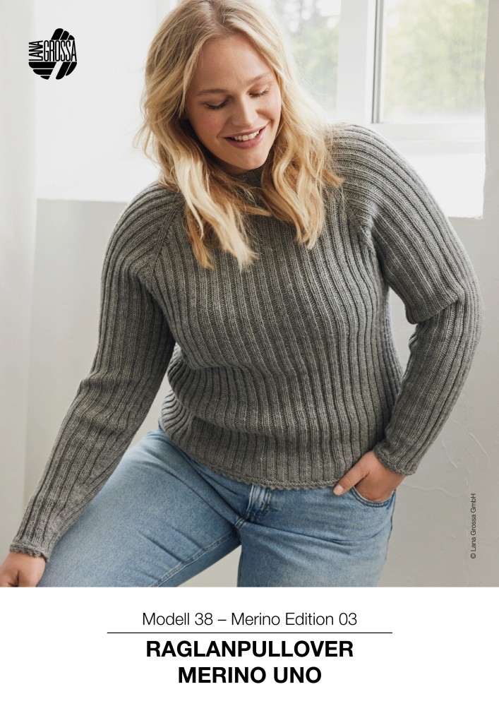 Raglanpullover Merino Uno