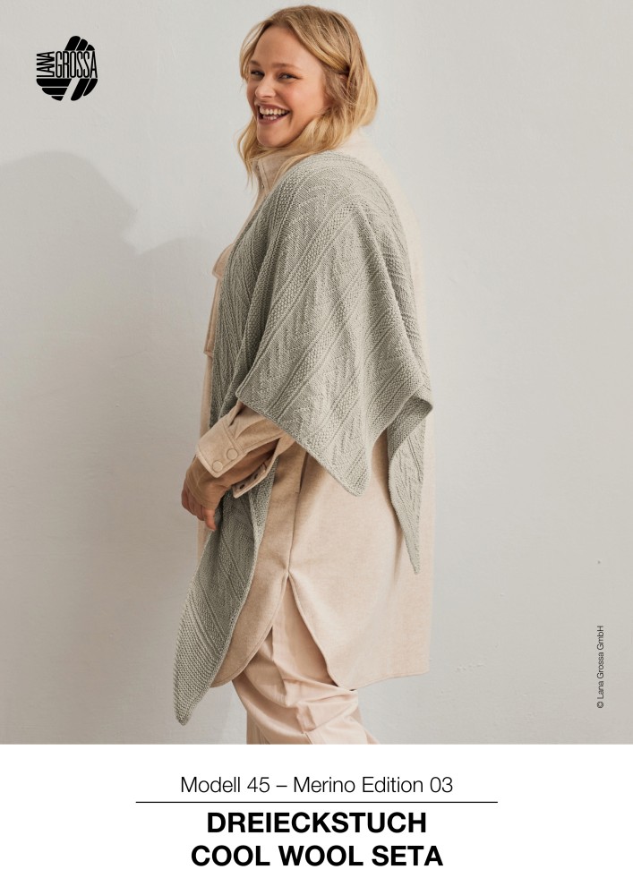 Dreieckstuch Cool Wool Seta