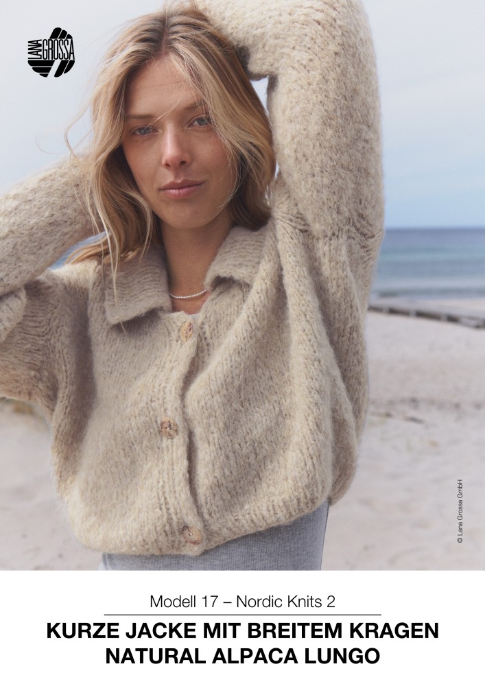 Kurze Jacke mit breitem Kragen