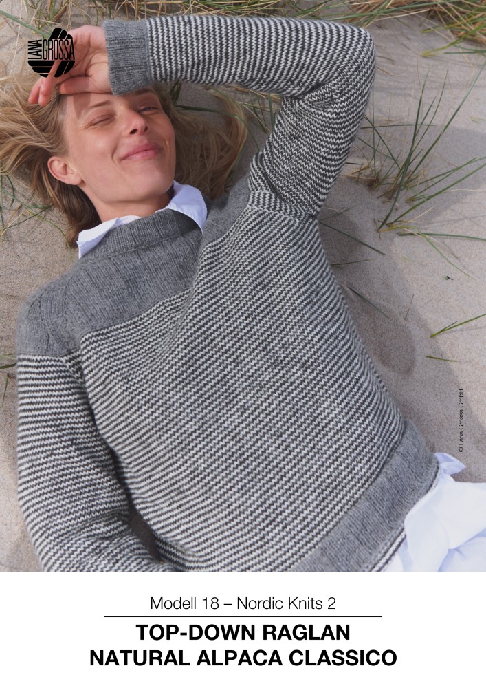 Top-Down Raglan Pullover Nordic Knits 2