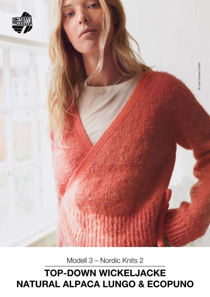 Top-Down Wickeljacke Nordic Knits 2