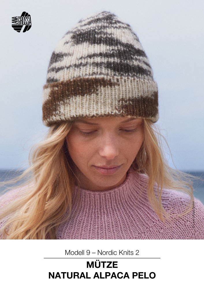 Mütze Natural Alpaca Pelo