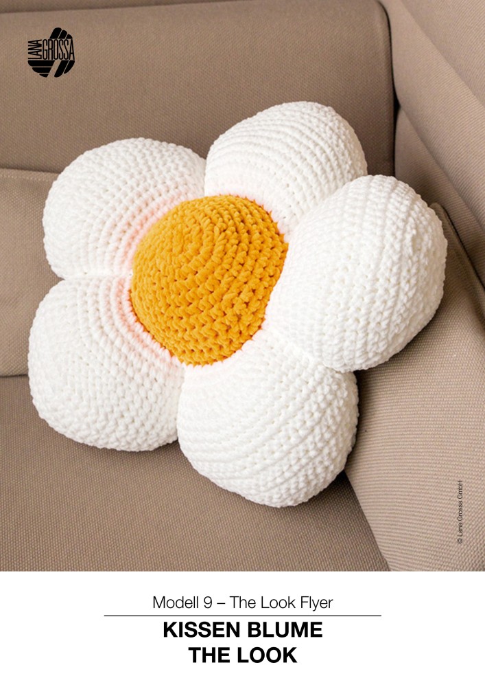 Kissen Blume The Look