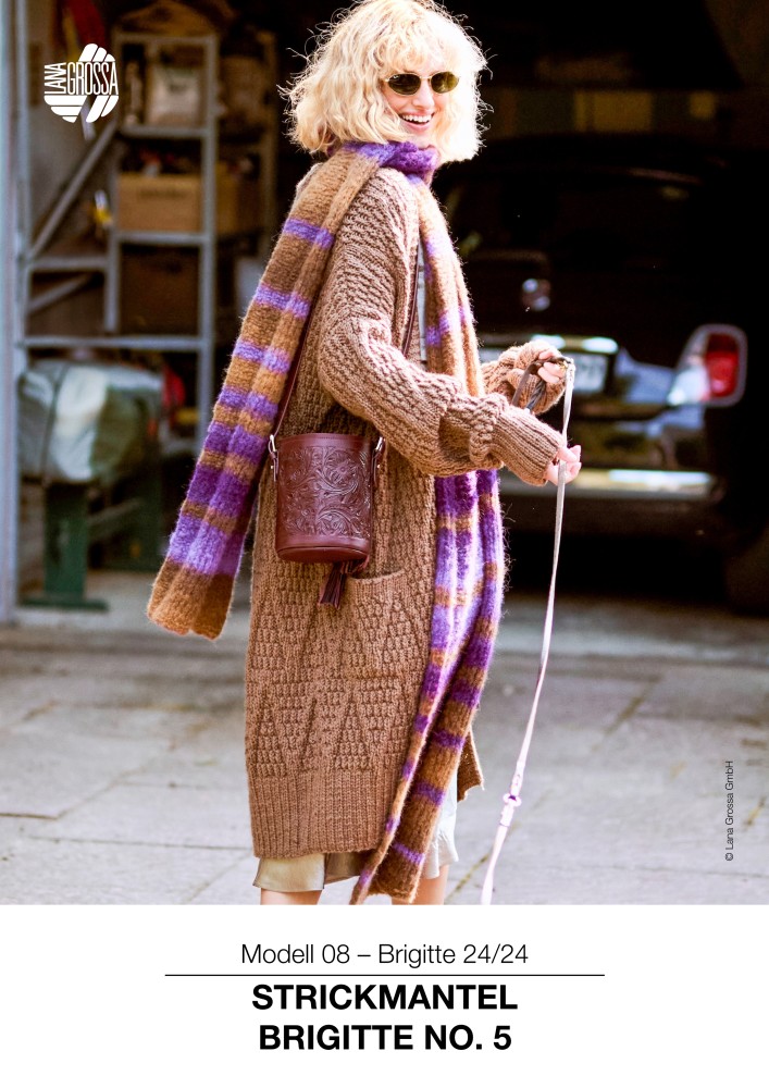 Strickmantel Brigitte No. 5 Modell 08