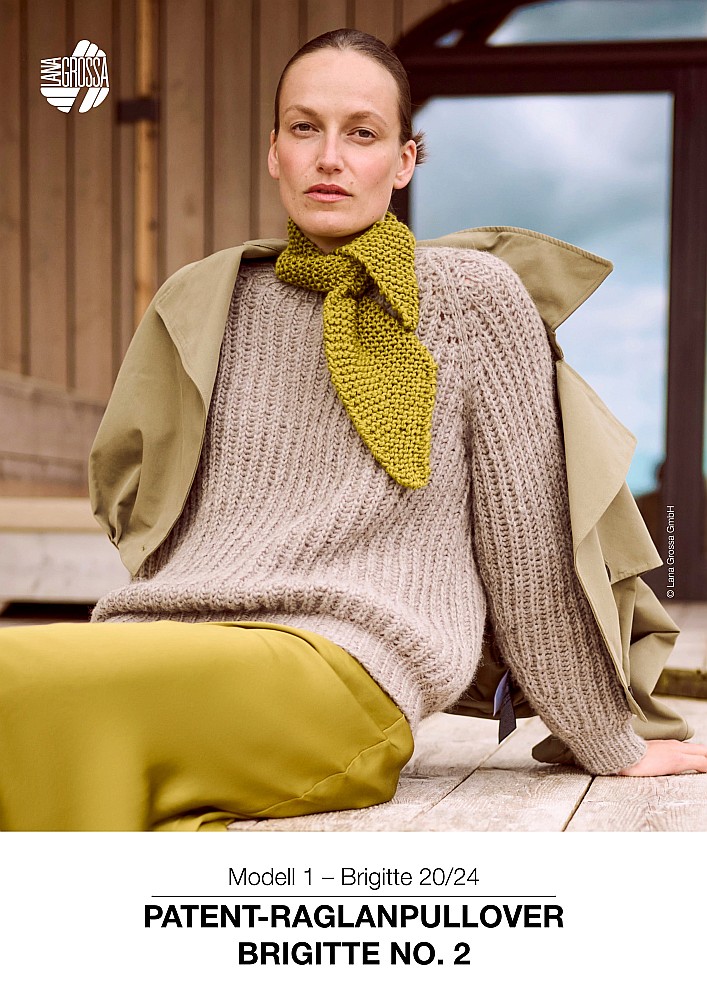 Patent-Raglanpullover Brigitte No. 2