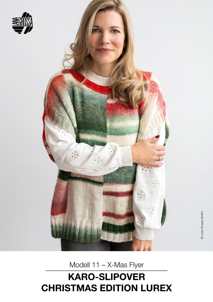 Karo-Slipover Christmas Edition Lurex