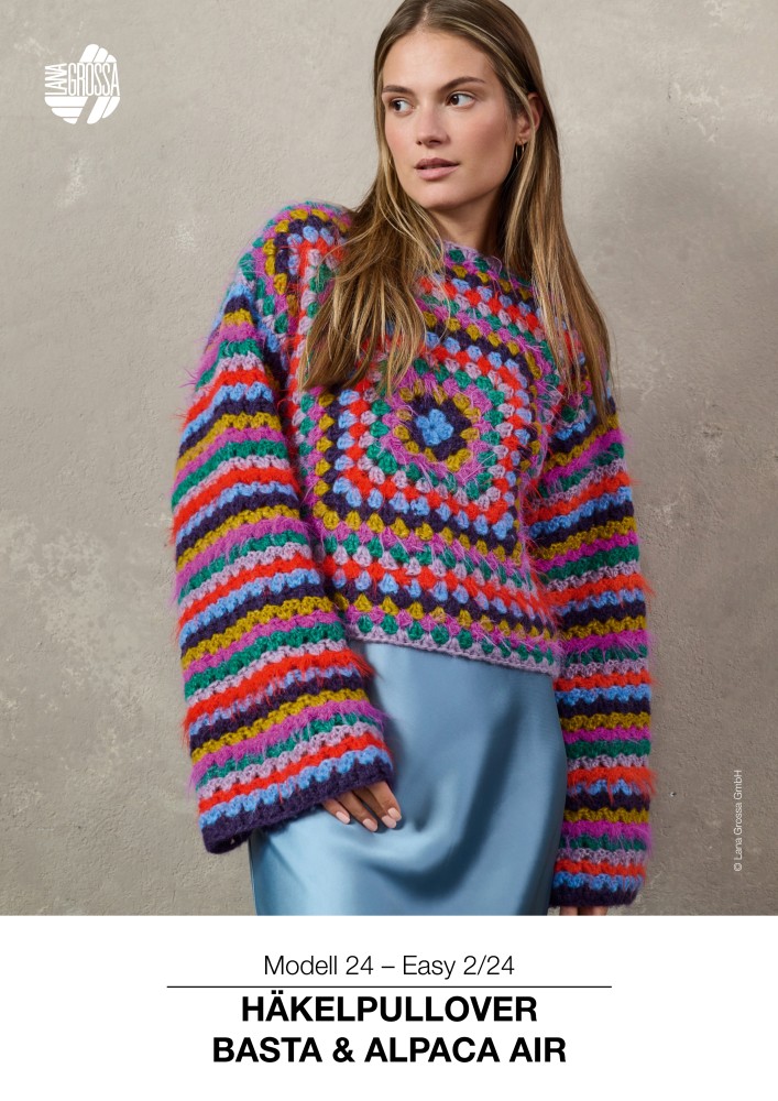 Häkelpullover Basta & Alpaca Air