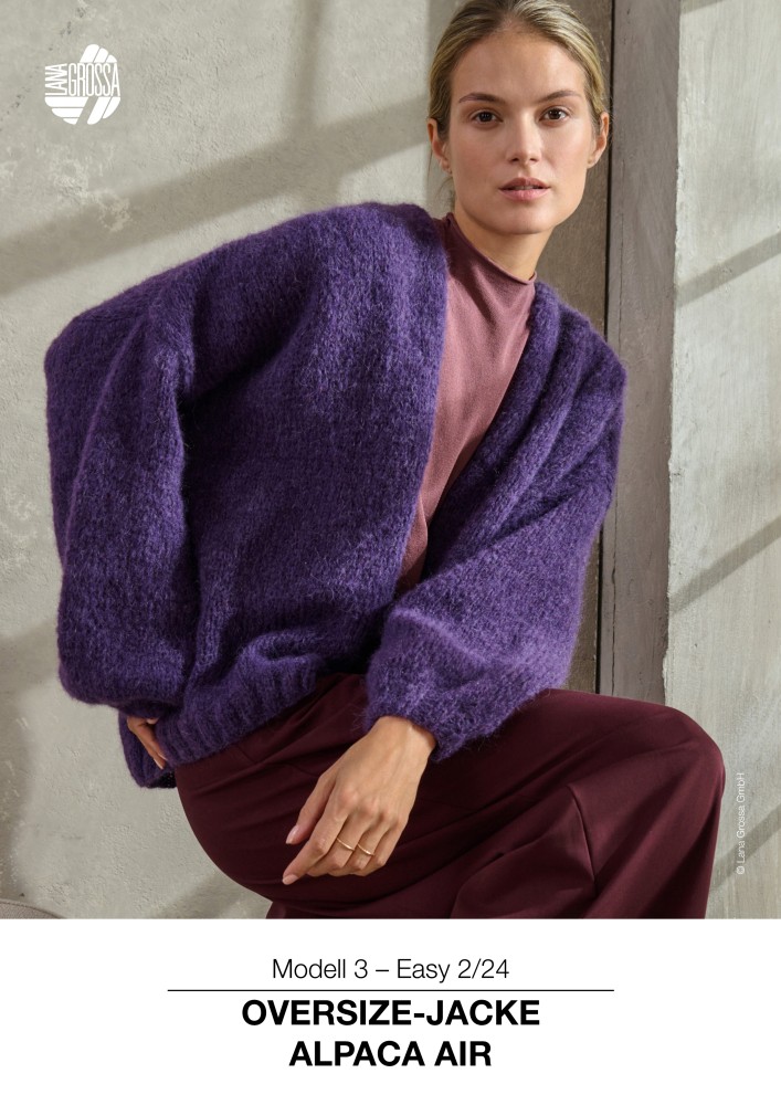 Oversize-Jacke Alpaca Air