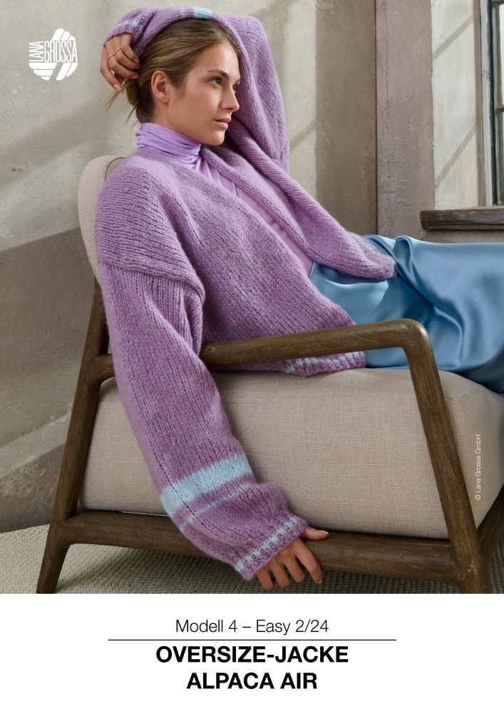 Oversize-Jacke Alpaca Air