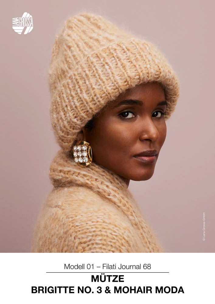 Mütze Brigitte No. 3 & Mohair Moda