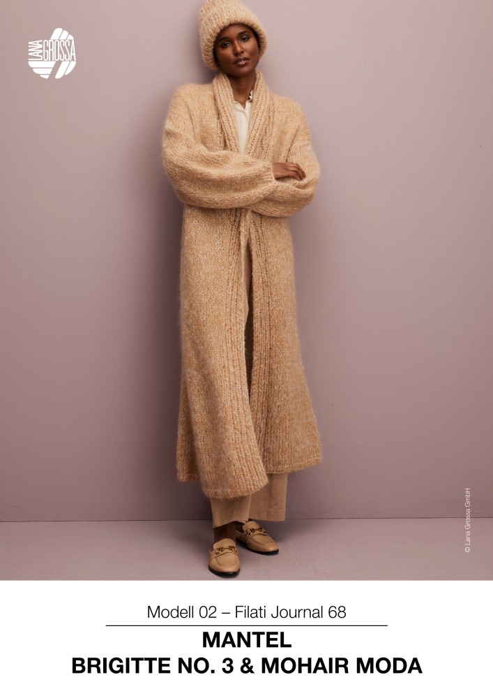Mantel Brigitte No. 3 & Mohair Moda