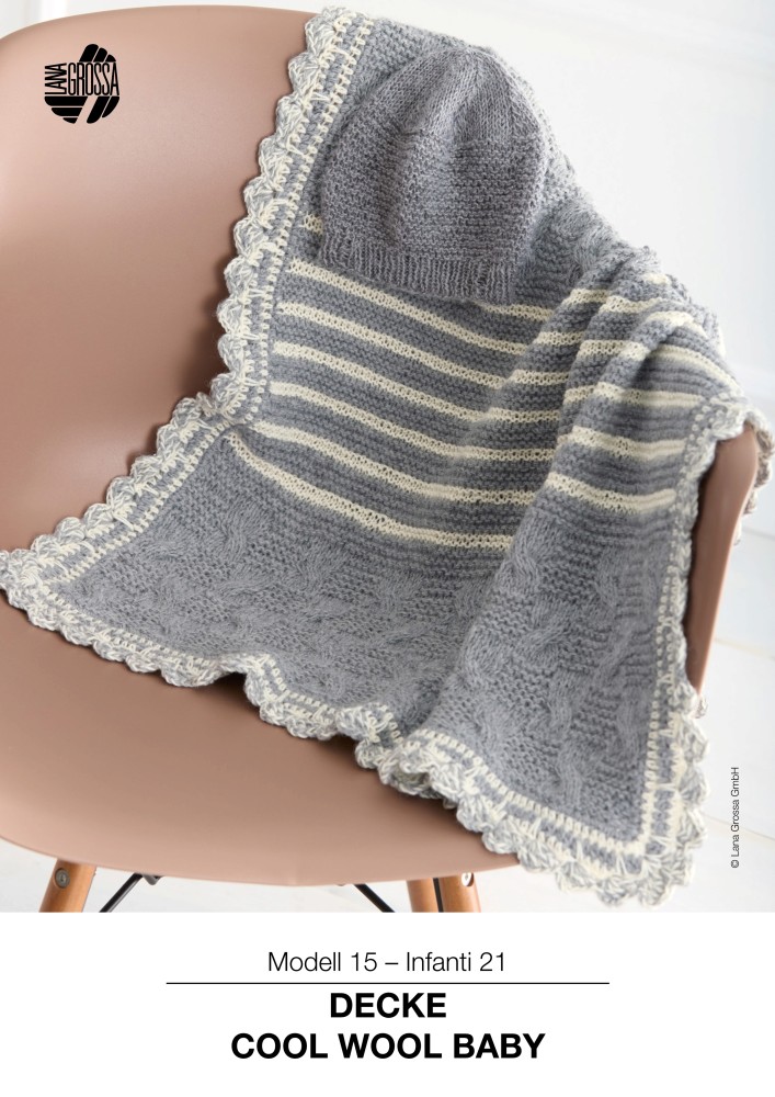 Decke Cool Wool Baby Infanti 21