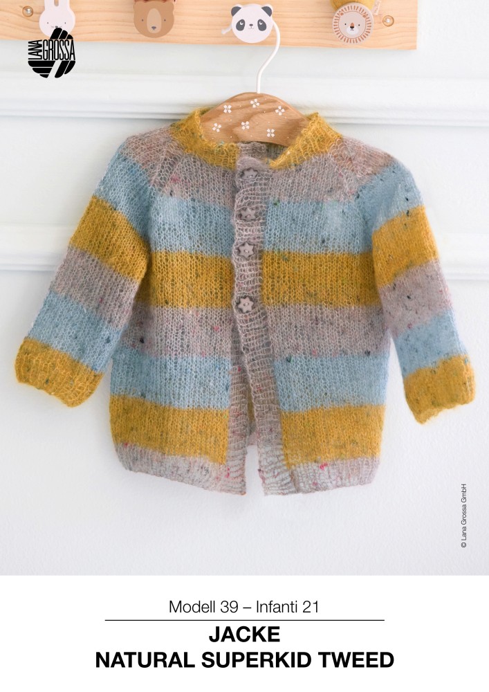 Jacke Natural Superkid Tweed Infanti 21