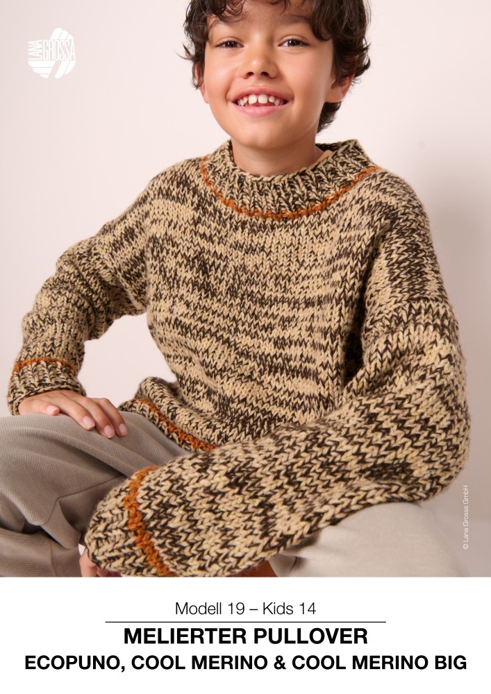 Melierter Pullover Kids 14