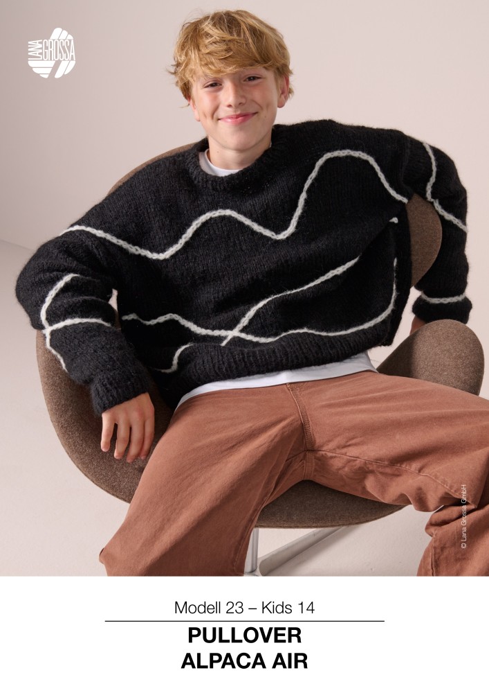 Kids 14 Pullover Alpaca Air