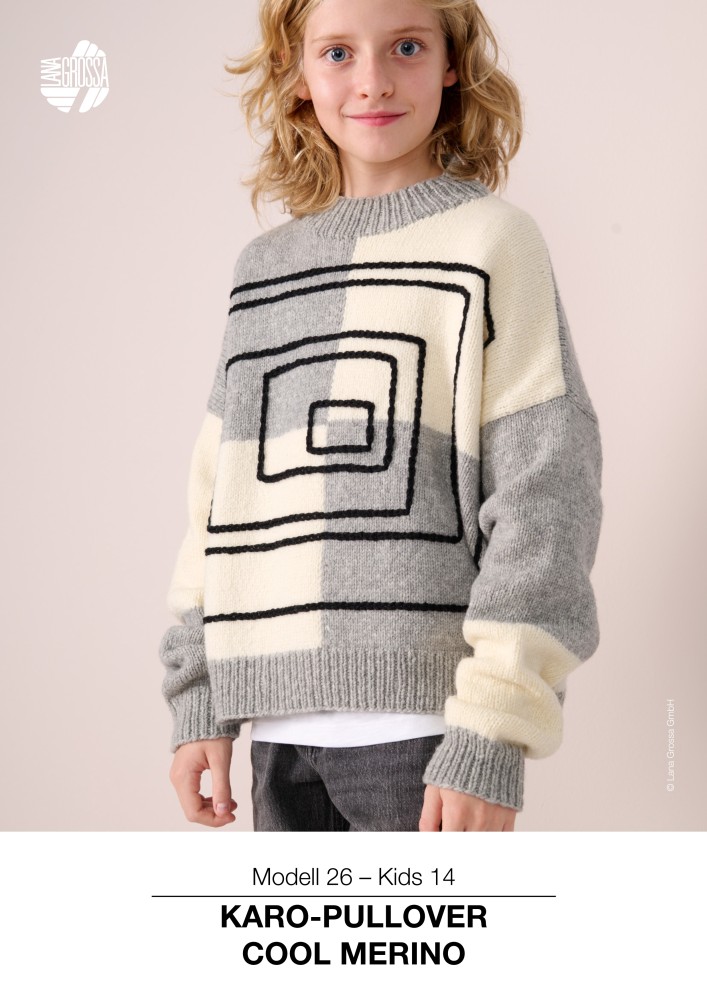 Karo-Pullover Kids 14