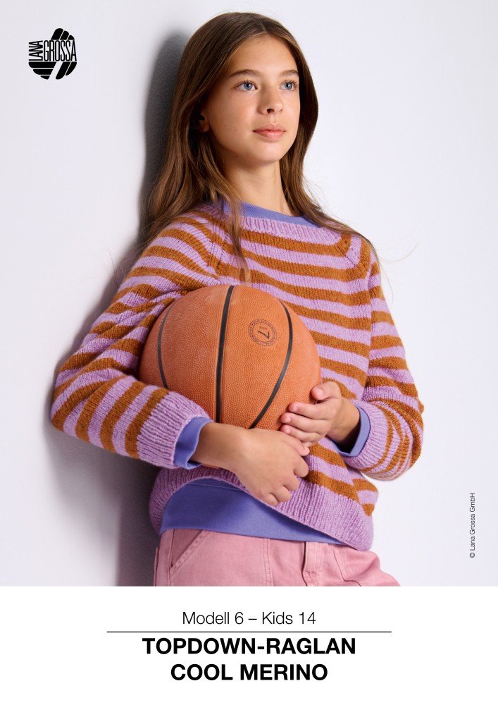 Topdown-Raglan Pullover Kids 14