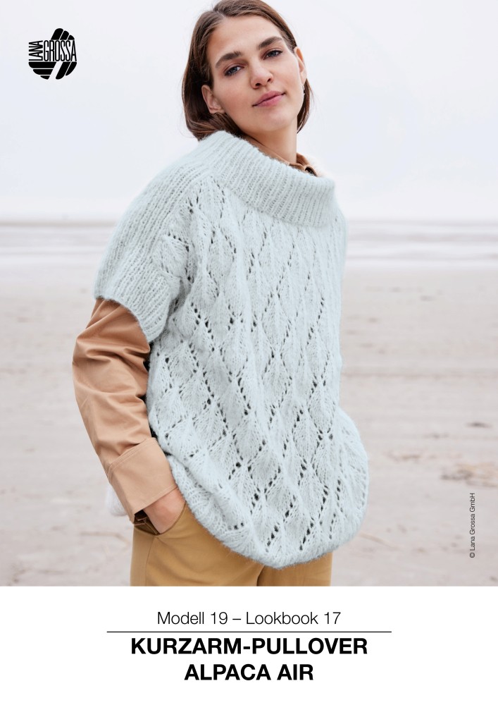 Kurzarm-Pullover Alpaca Air