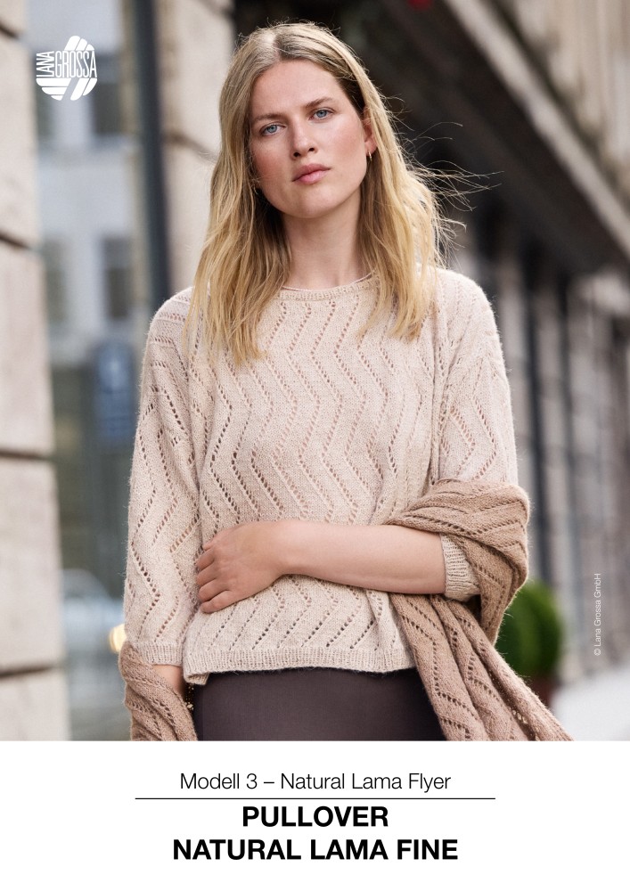 Natural Lama Flyer Pullover