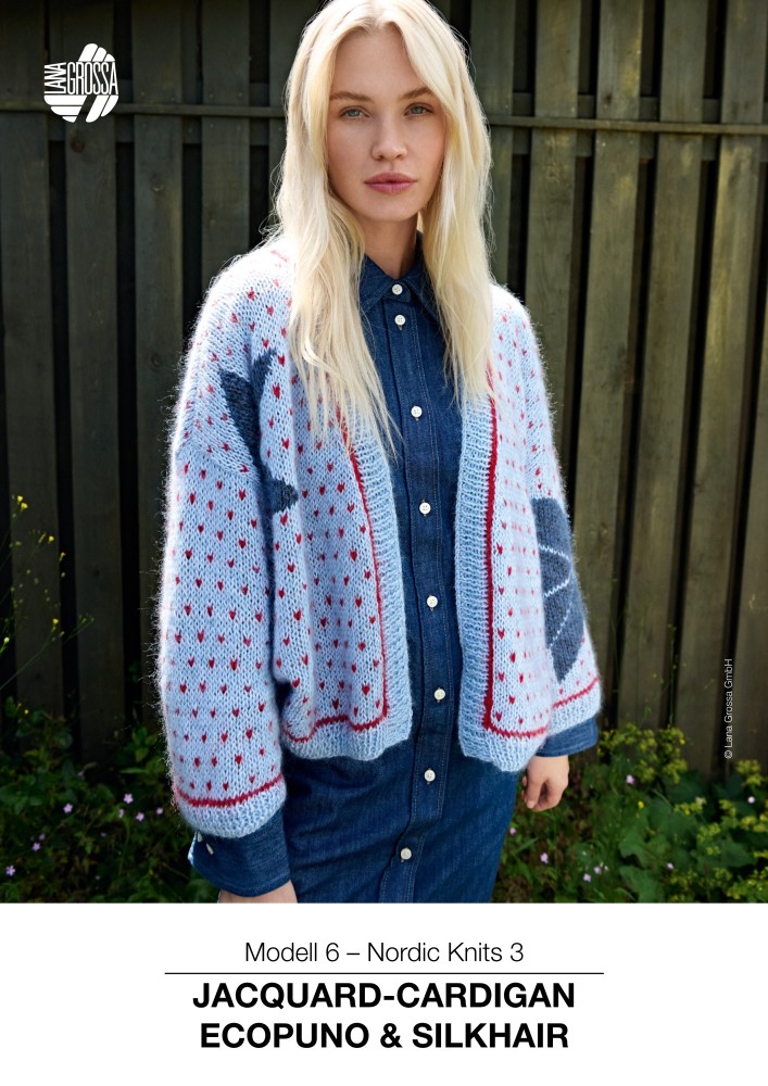 Jacquard-Cardigan Nordic Knits 3