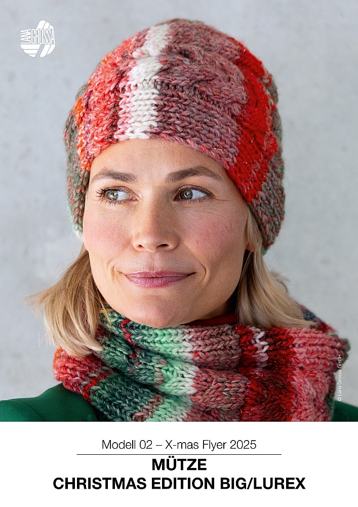 Mütze Christmas Edition Big/Lurex