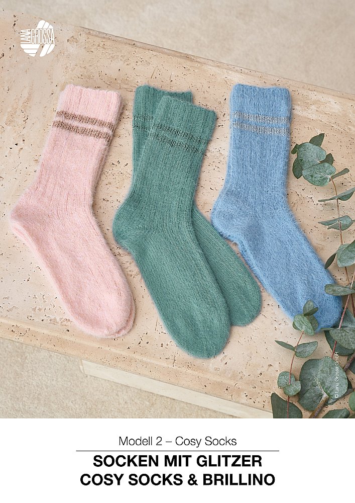 Cosy Socks – Socken mit Glitzer