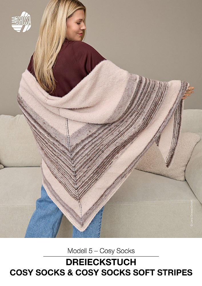 Dreieckstuch Cosy Socks