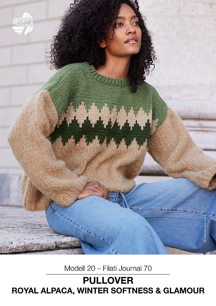Pullover Modell 20 aus Filati Journal 70