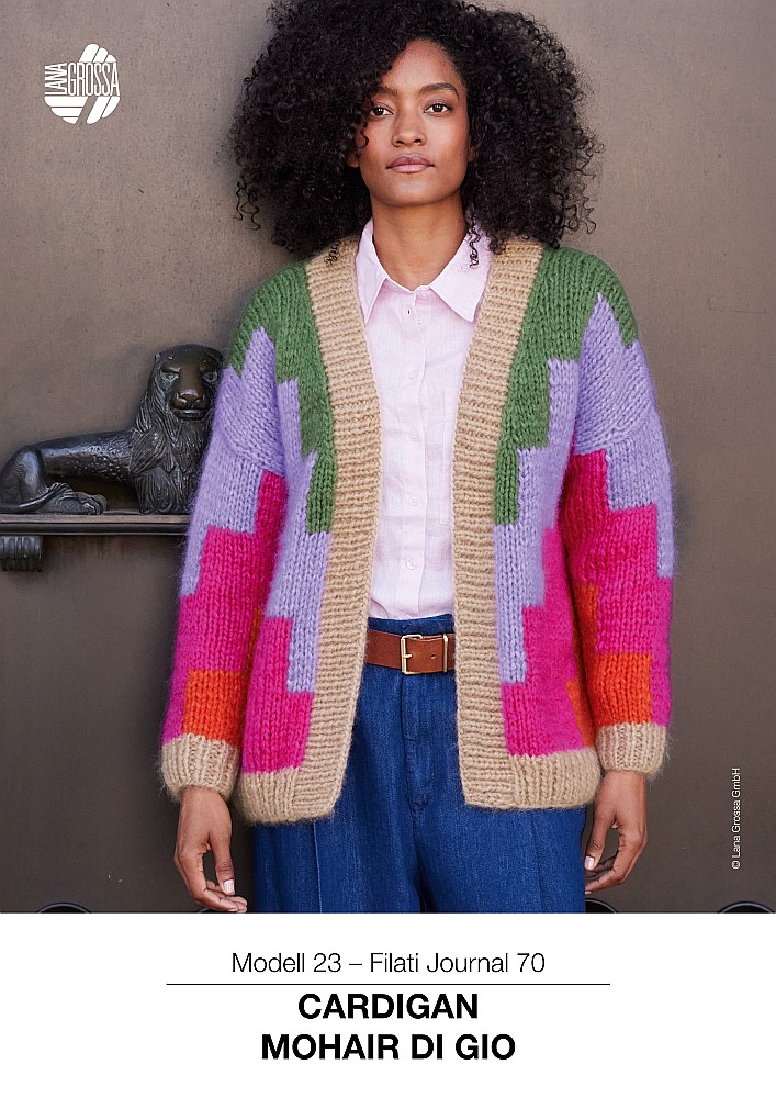 Cardigan Mohair di Gio