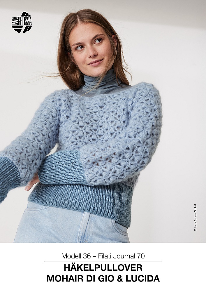 Häkelpullover Mohair di Gio & Lucida