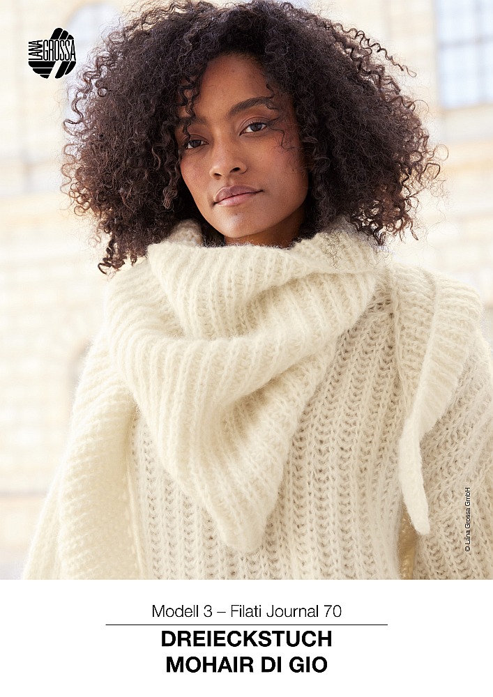 Dreieckstuch Mohair di Gio