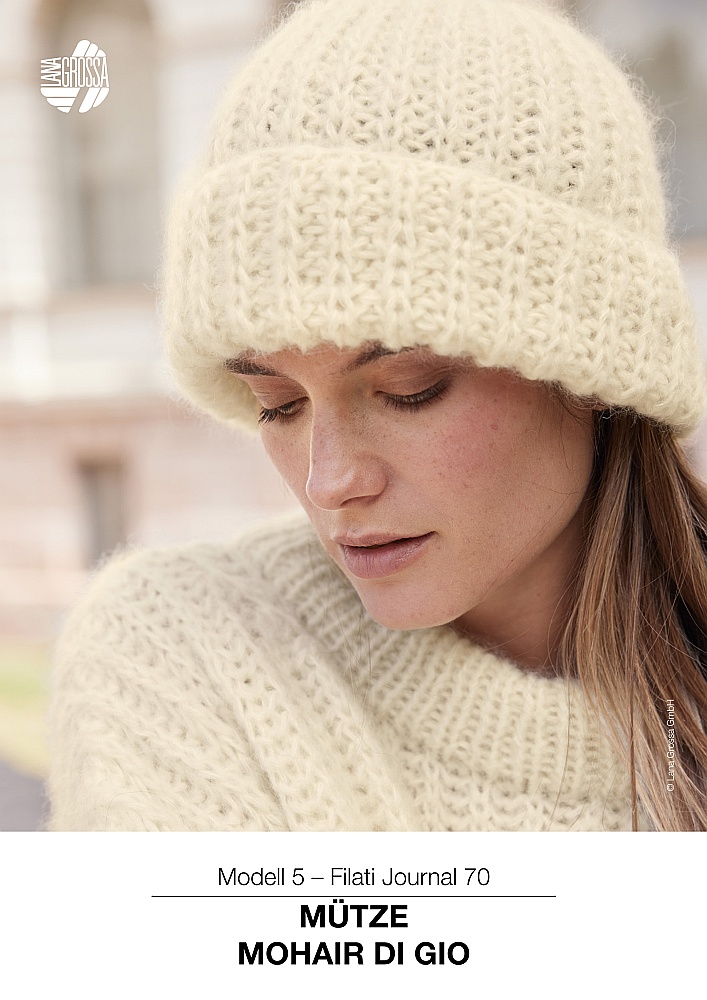 Mütze Mohair di Gio