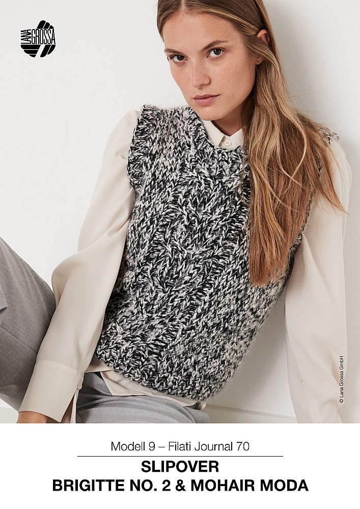 Slipover aus Brigitte No. 2 & Mohair Moda