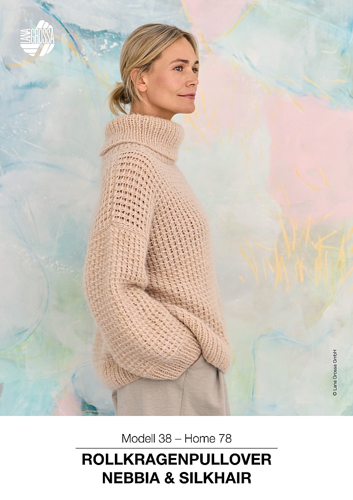Rollkragenpullover Nebbia & Silkhair