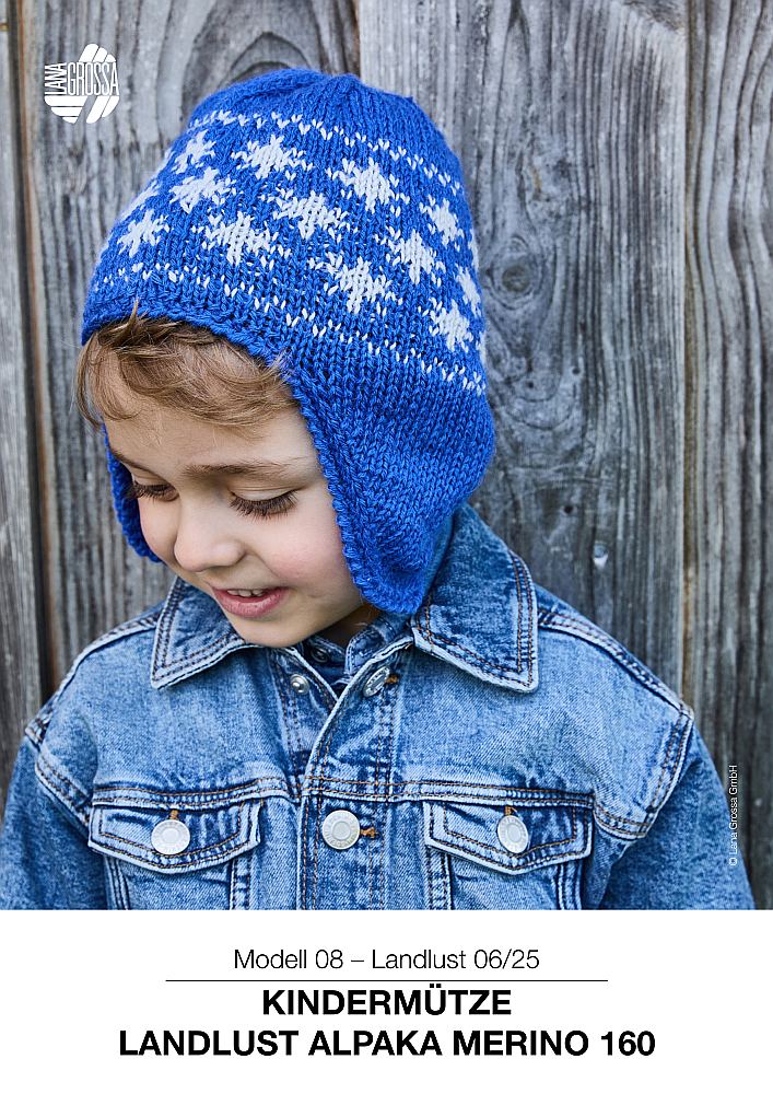 Kindermütze Landlust Alpaka Merino 160